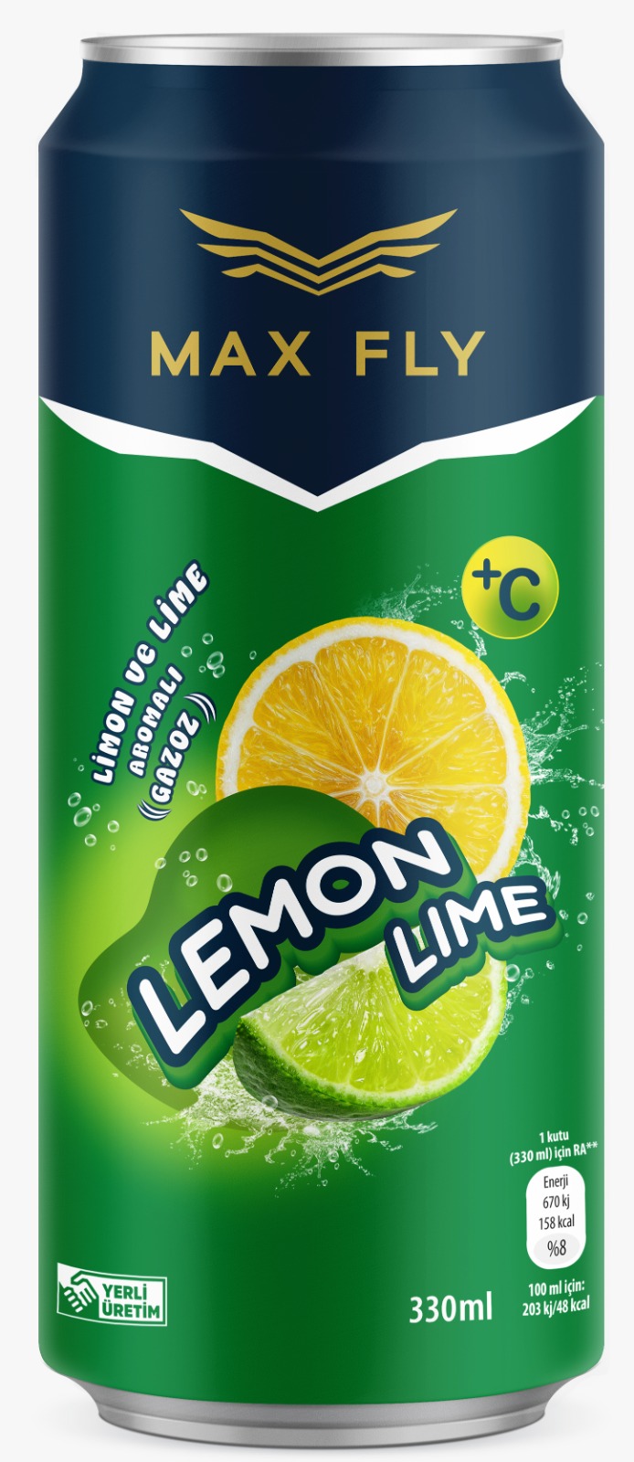 MAX FLY LEMON LIME 330 ML