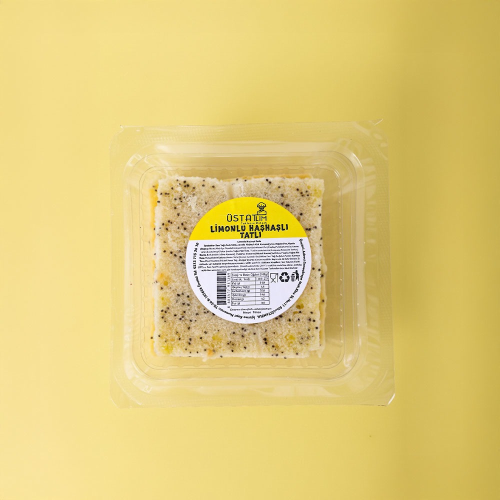 150 GR LİMONLU HAŞHAŞLI TATLI