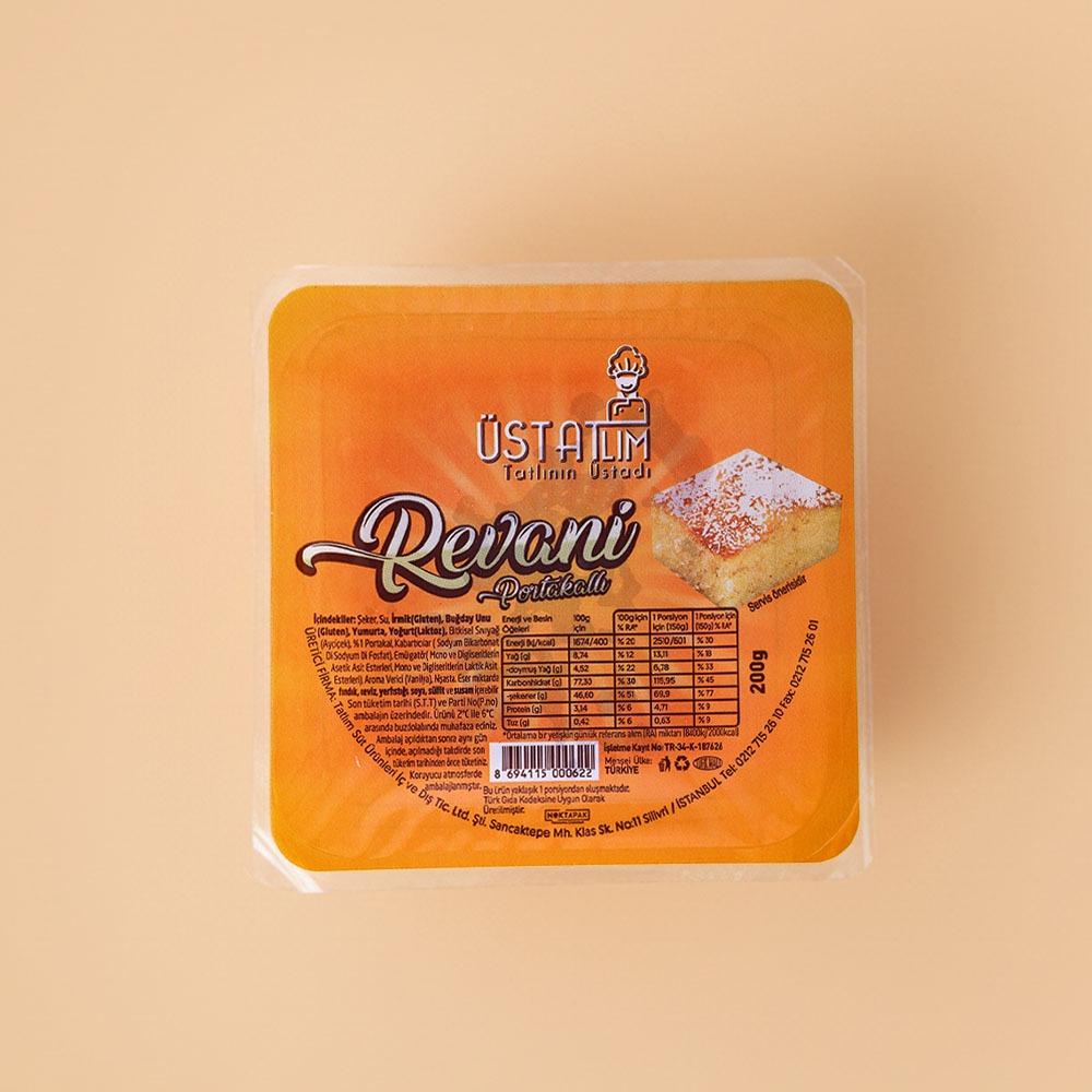 ÜSTATLIM REVANİ PORTAKALLI 200 GR – görsel 2
